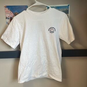 White Vans Graphic Shirt Kids Size XLarge
